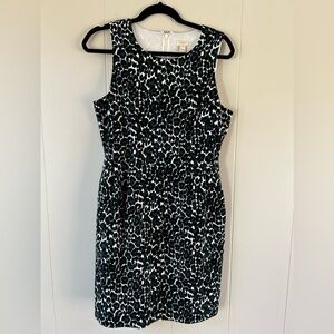 J. Crew Animal Print Cotton Dress